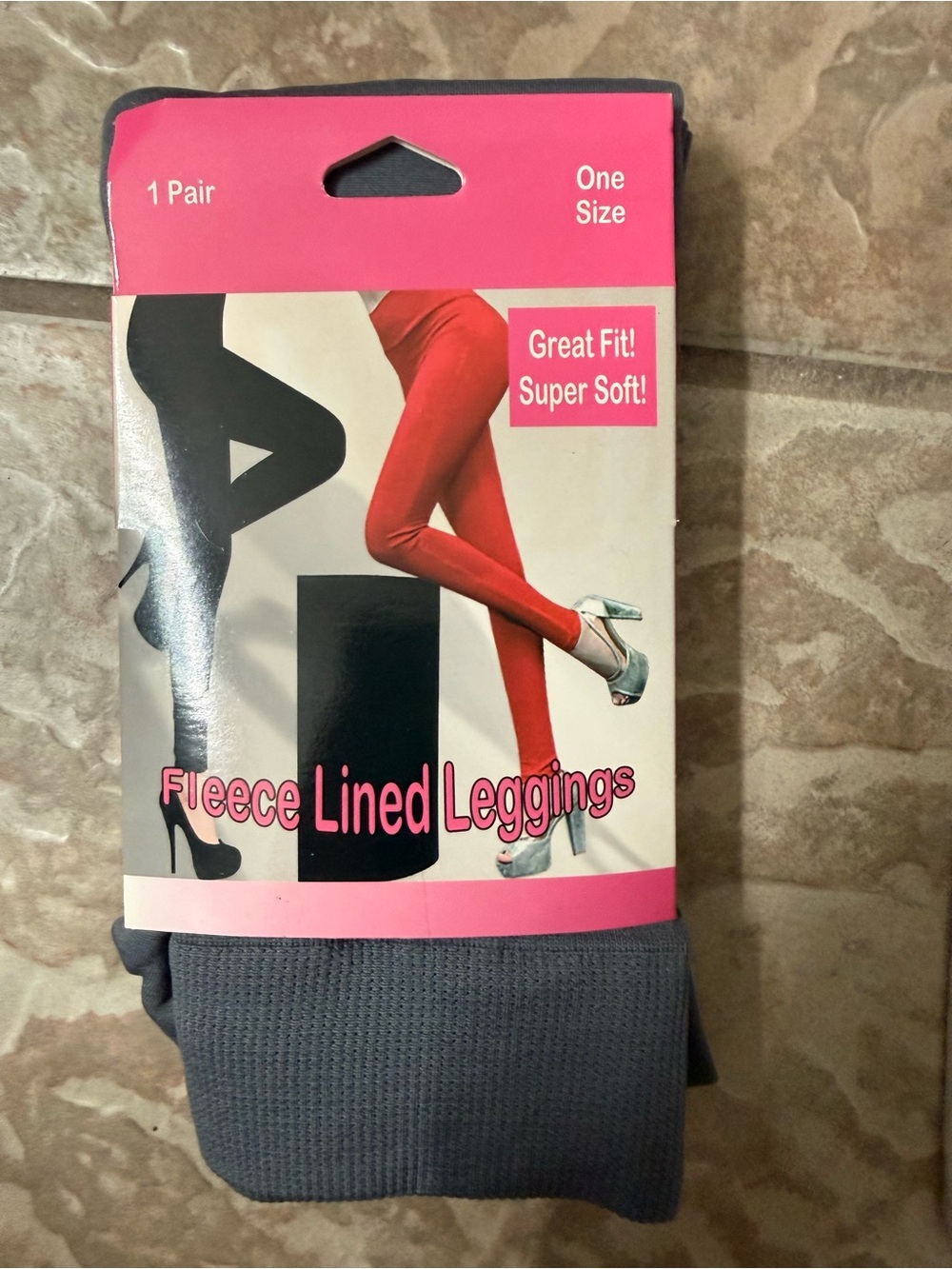 Fleece-Lined Leggings in Gray — Cozy Everyday Stretch